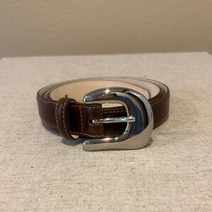 Aureum Brown leather belt